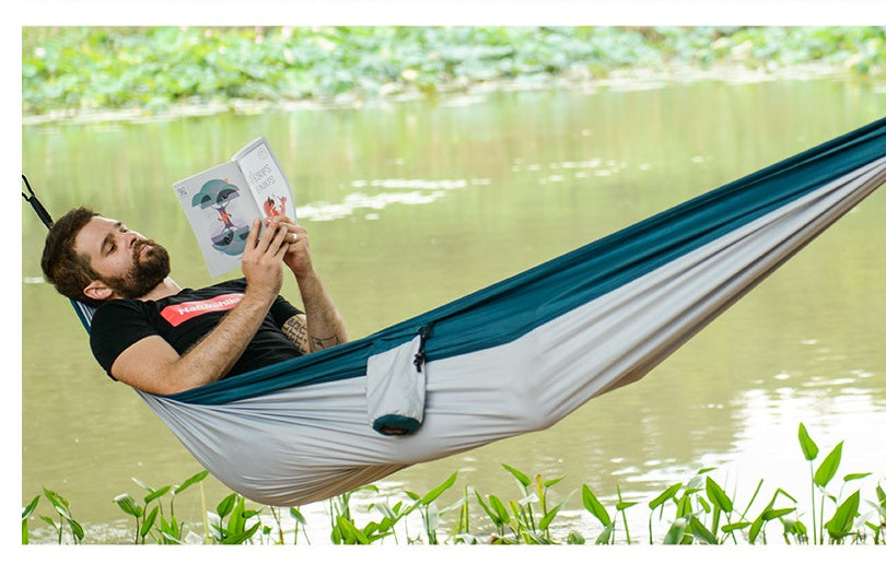 breathable fabric hammock Australia beach camp