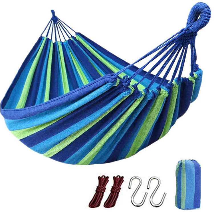 Eco-conscious camping hammock – ultralight, easy to hang, perfect for trekking, beach trips or home relaxation