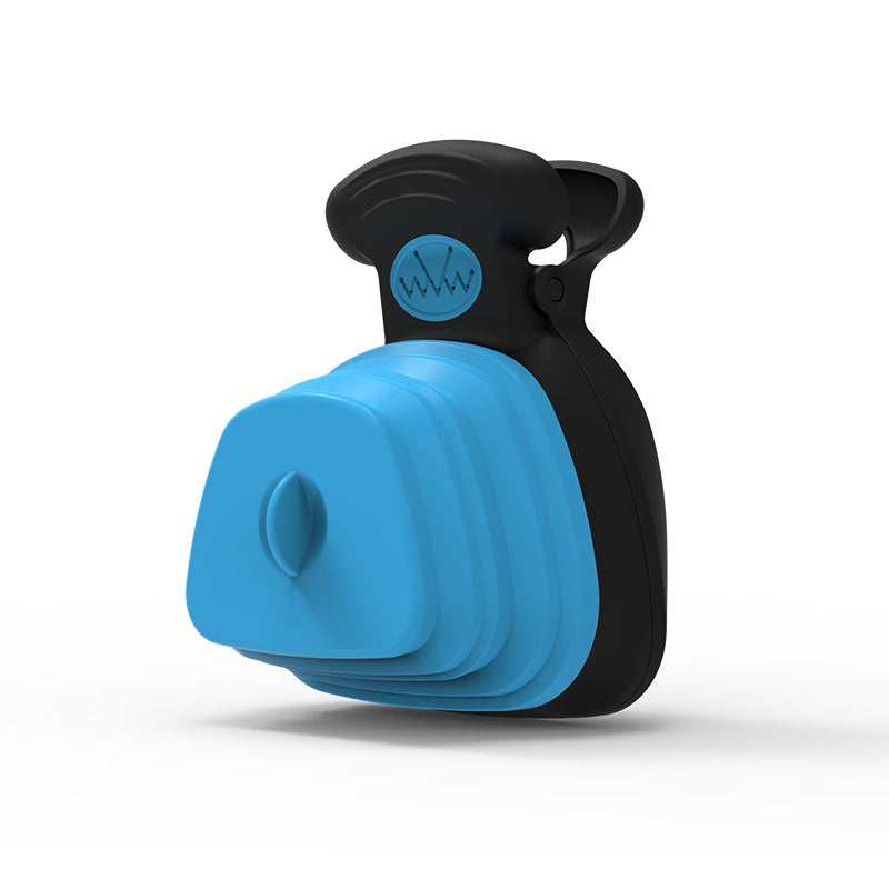blue and black eco-friendly pet foldable scooper Australia travel kit