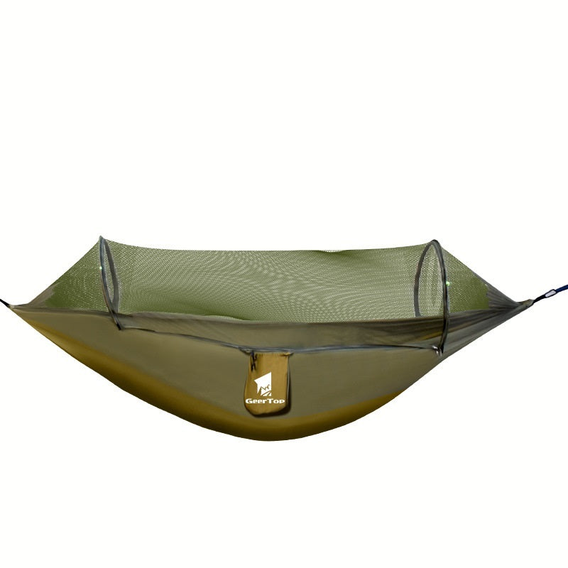 insect net hammock New Zealand rainforest trip