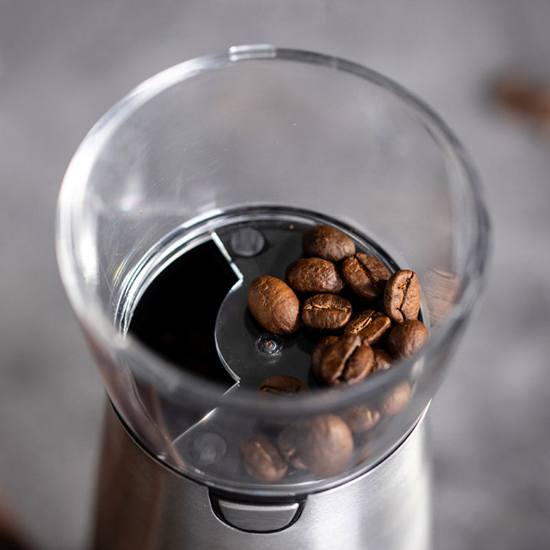 coffee grinder buttons & grind knob adjust coarseness